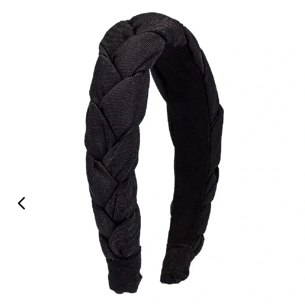 Revolve Lovers and‎ Friends Ingrid Braided Black Headband